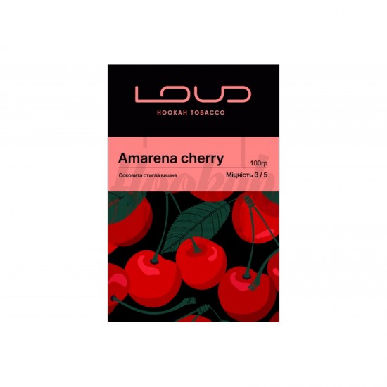 Заправка Loud Amarena Cherry (Cоковита, Стигла Вишня) 100 g. 