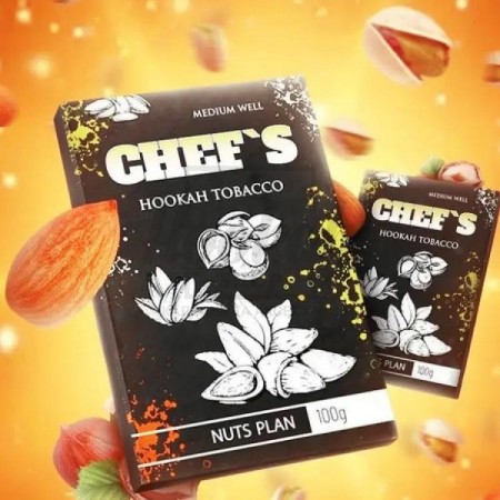 Тютюн Chefs Nuts Plan (Горіховий Марципан) 100 гр