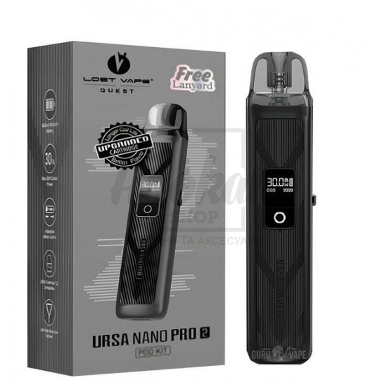 Багаторазова Pod-система Lost Vape Ursa Nano Pro 2 Classik Black Багаторазова Pod-система Lost Vape Ursa Nano Pro 2 Classik Black