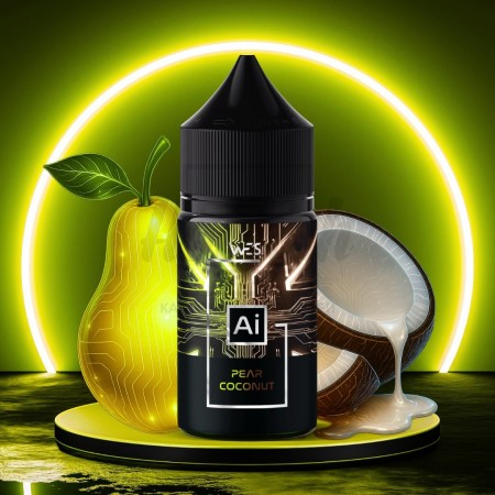 Рідина Набір WES AI Pear Coconut (Груша Кокос) 30мл 5% Рідина Набір WES AI Pear Coconut (Груша Кокос) 30мл 5%