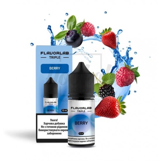 Рідина Набір Flavorlab Triple Berry (Ягоди) 30мол 6,5% Рідина Набір Flavorlab Triple Berry (Ягоди) 30мол 6,5%