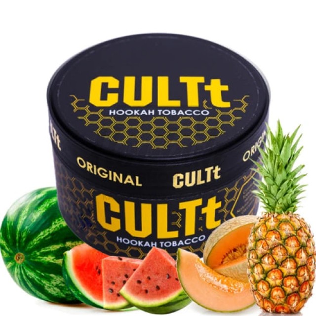 Тютюн CULTt C25 Pineapple Watermelon Melon (Ананас Арбуз Диня) 100 г Тютюн CULTt C25 Pineapple Watermelon Melon (Ананас Арбуз Диня) 100 г