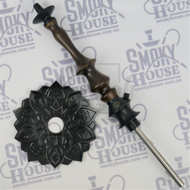 Шахта для кальяну Karma 3.2 Brown коричнева + блюдце Шахта для кальяну Karma 3.2 Brown коричнева + блюдце