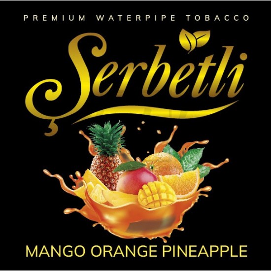 Тютюн Serbetli Mango Orange Pineapple (Манго Апельсин Ананас) 100 гр Тютюн Serbetli Mango Orange Pineapple (Манго Апельсин Ананас) 100 гр