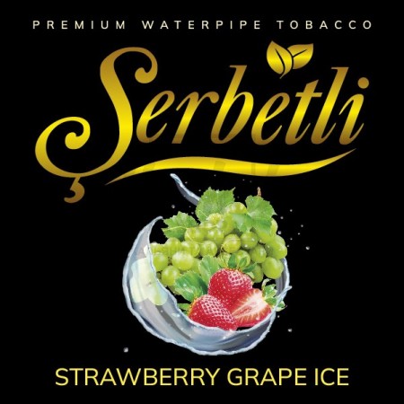 Тютюн Serbetli Strawberry Grape Ice (Полуниця Виноград Лід) 100 гр Тютюн Serbetli Strawberry Grape Ice (Полуниця Виноград Лід) 100 гр