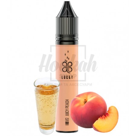Жидкость Lucky 5% 30мл Juicy Peach (персиковый сок) Жидкость Lucky 5% 30мл Juicy Peach (персиковый сок)