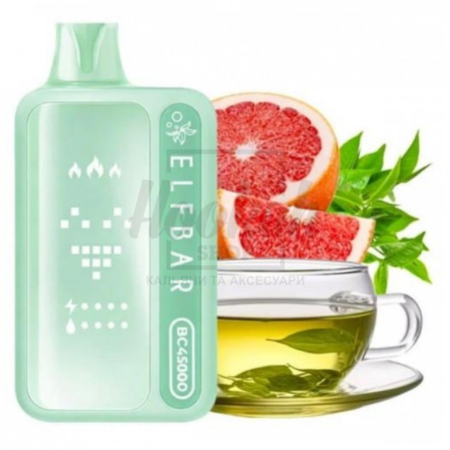 Электронная сигарета Elf Bar BC45000 Grapefruit Green Tea (Грейпфрут Зеленый Чай)