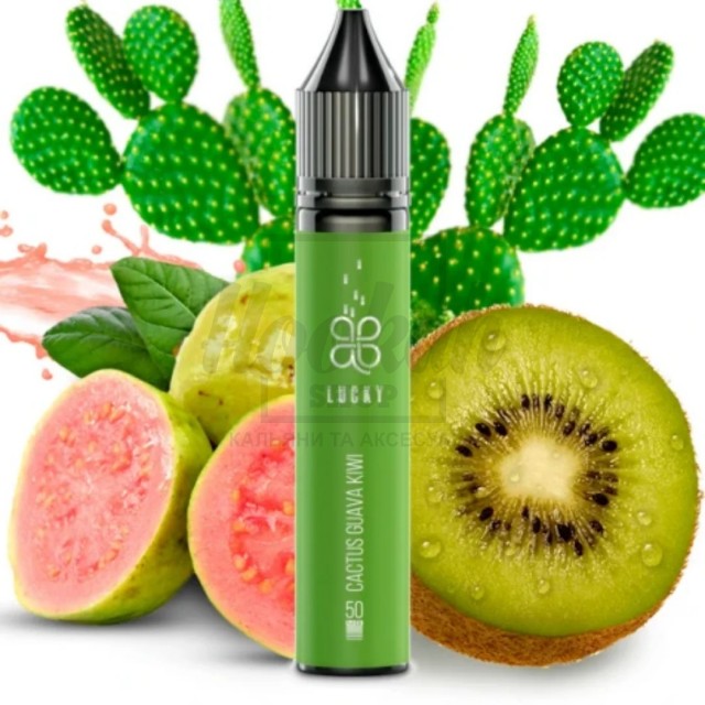 Рідина Lucky Cactus Guava Kiwi (Кактус Гуава Ківі) 30мл 5% Рідина Lucky Cactus Guava Kiwi (Кактус Гуава Ківі) 30мл 5%