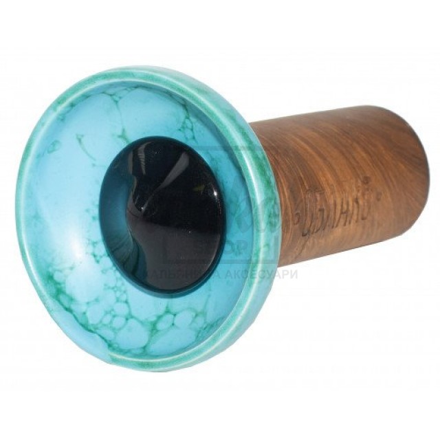 Чаша Облако Flow Black on Light Blue-green Marble Чаша Облако Flow Black on Light Blue-green Marble