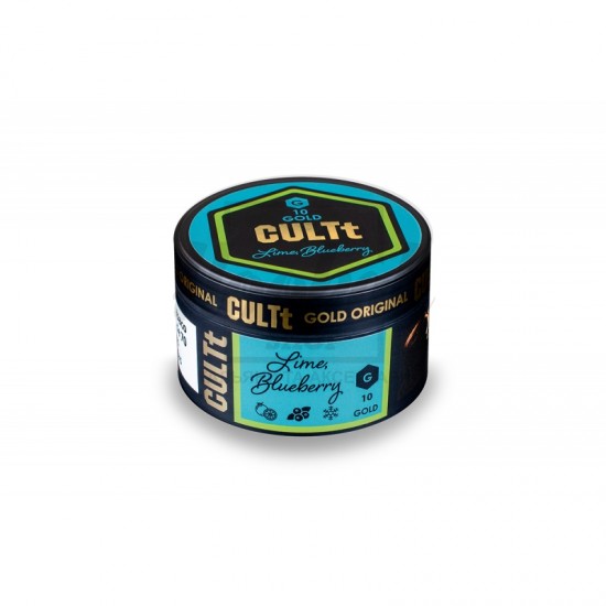 Заправка CULTt #C10 Lime Blueberry Ice (Лайм Лохина Айс) 100 g. 