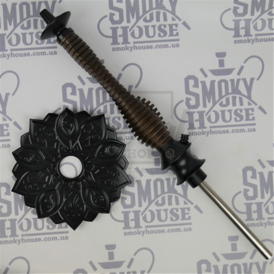 Шахта Karma 3.0 Brown коричневая + блюдце