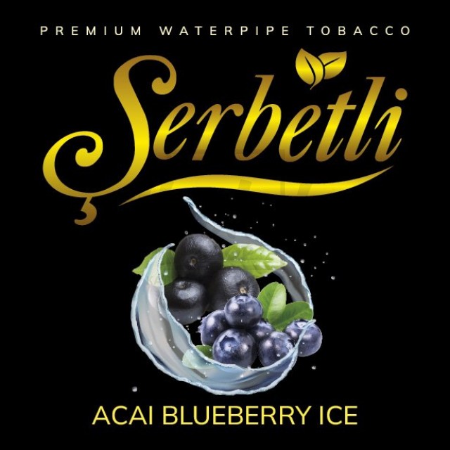 Тютюн Serbetli Acai Blueberry Ice (Асаї Чорниця Лід) 100гр Тютюн Serbetli Acai Blueberry Ice (Асаї Чорниця Лід) 100гр