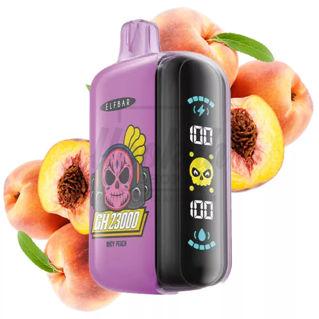 Електронна сигарета Elf Bar GH23000 Juicy Peach (Соковитий Персик)