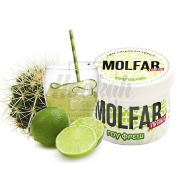 Тютюн Molfar Virginia Line Гоу Фреш (Лимонад Огірок Кактус Лайм) 40 гр Тютюн Molfar Virginia Line Гоу Фреш (Лимонад Огірок Кактус Лайм) 40 гр