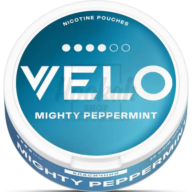 Снюс Velo Mighty Peppermint (Сильна М'ята) Класичний