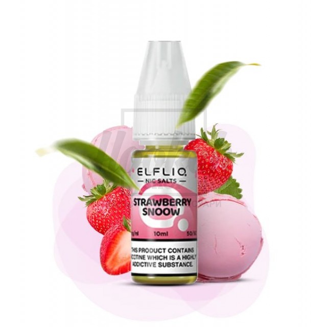 Рідина Elf Liq 5% 10мл Strawberry Snoow (полуничне морозиво) Рідина Elf Liq 5% 10мл Strawberry Snoow (полуничне морозиво)