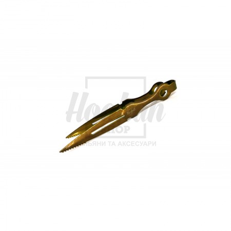 Щипці Hookah Shop V.1 Gold Щипці Hookah Shop V.1 Gold