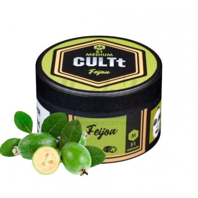 Тютюн CULT Medium M51 Feijoa (Фейхоа) 100гр Тютюн CULT Medium M51 Feijoa (Фейхоа) 100гр