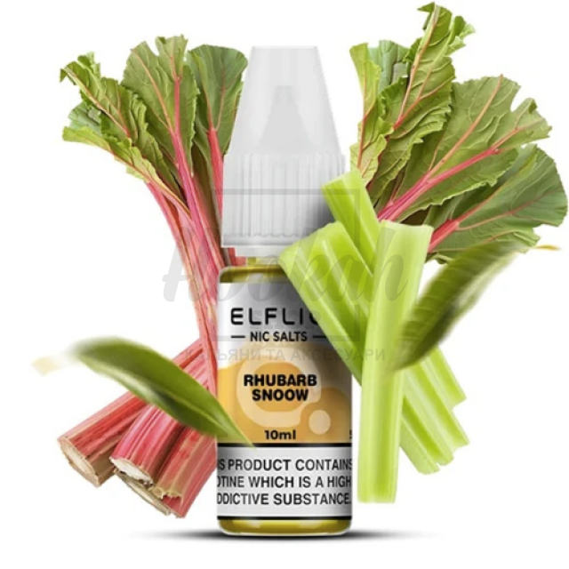 Рідина Elf Liq 5% 10мл Rhubarb Snoow (ревінь морозиво)