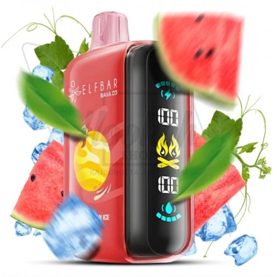 Електронна сигарета Elf Bar RAYA D3 25000 Watermelon Ice (Кавун Лід) Електронна сигарета Elf Bar RAYA D3 25000 Watermelon Ice (Кавун Лід)