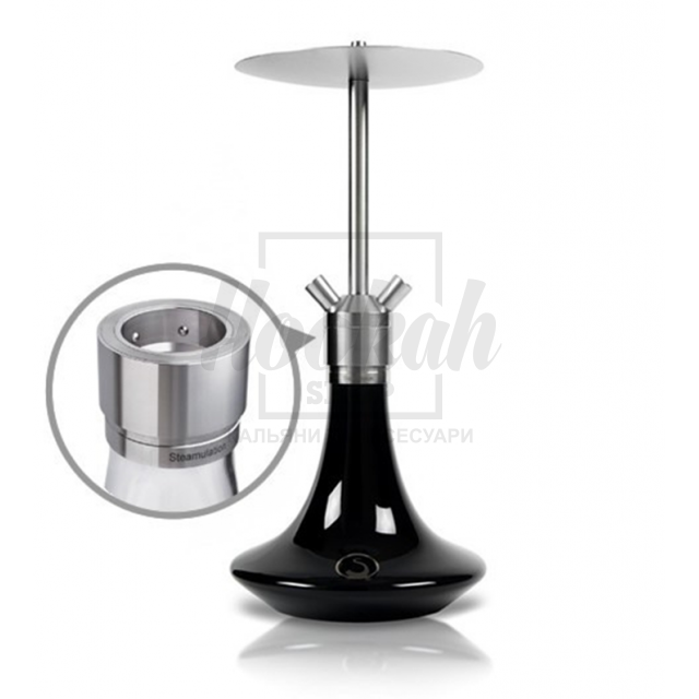 Кальян Steamulation Classic Platinum Black Кальян Steamulation Classic Platinum Black