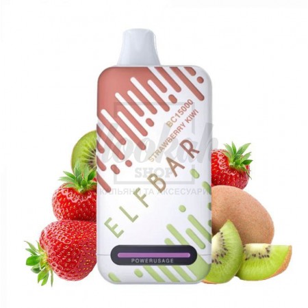 Електронна сигарета Elf Bar BC15000 Strawberry Kiwi (Полуниця Ківі) Електронна сигарета Elf Bar BC15000 Strawberry Kiwi (Полуниця Ківі)