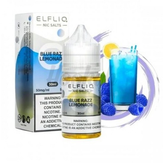 Рідина Elf Liq Blue Razz Lemonad (блакитний лимонад) 30мл 5% Рідина Elf Liq Blue Razz Lemonad (блакитний лимонад) 30мл 5%