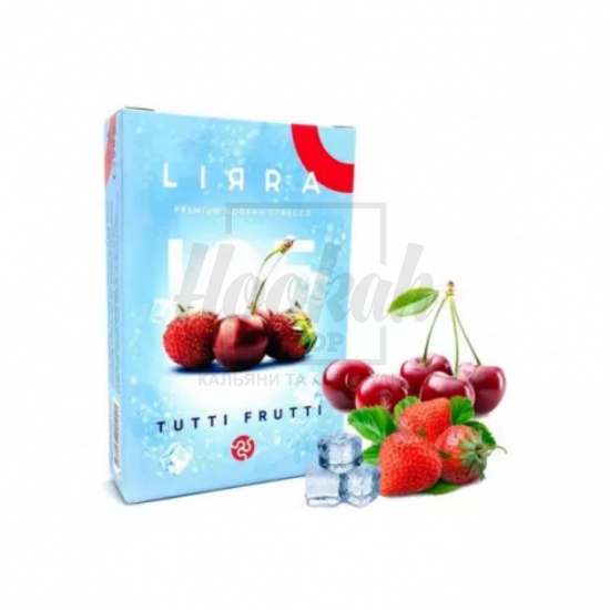 Тютюн Lirra Ice Tutti Frutti (Туті Фруті Лід) 50гр Тютюн Lirra Ice Tutti Frutti (Туті Фруті Лід) 50гр