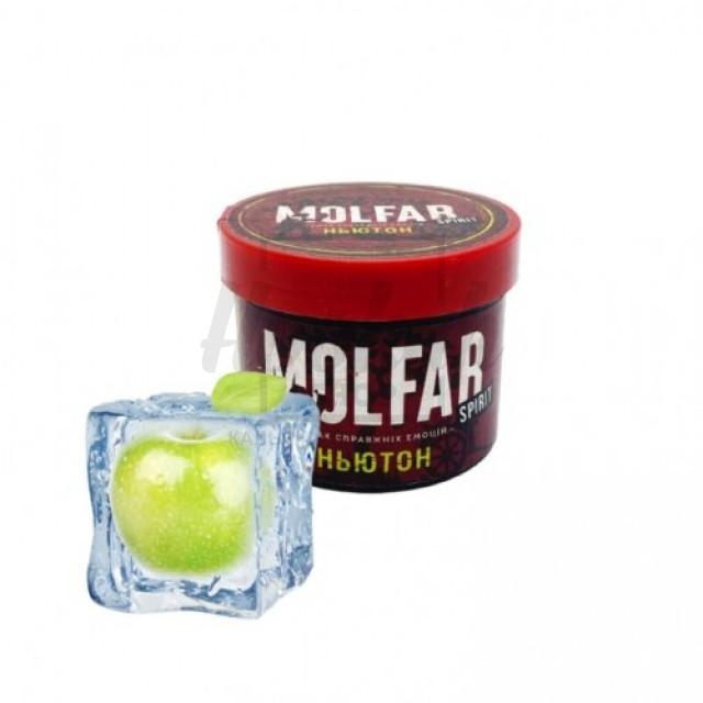 Тютюн Molfar Spirit Line Ньютон (Зелене Яблуко Лід) 40 гр Тютюн Molfar Spirit Line Ньютон (Зелене Яблуко Лід) 40 гр