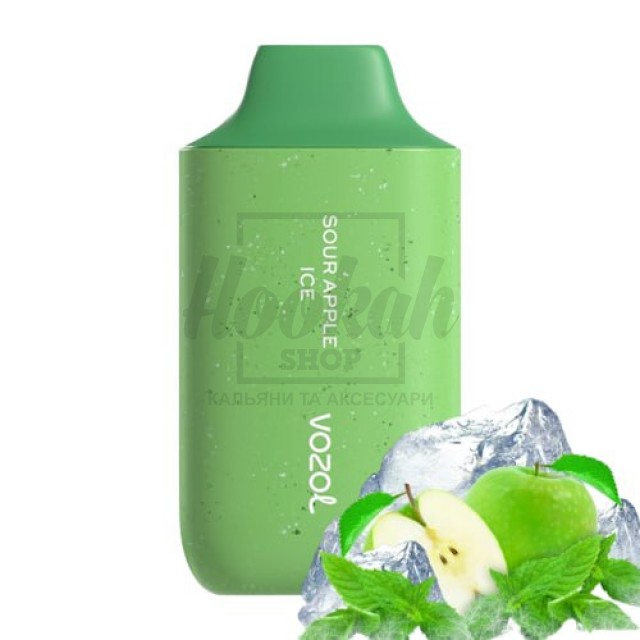 Електронна сигарета Vozol 6000 Sour Apple Ice (кисле яблуко лід) Електронна сигарета Vozol 6000 Sour Apple Ice (кисле яблуко лід)