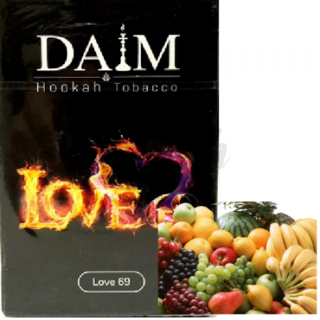 Тютюн Daim Love 69 (диня маракуйя троянда м'ята) 50 гр Тютюн Daim Love 69 (диня маракуйя троянда м'ята) 50 гр