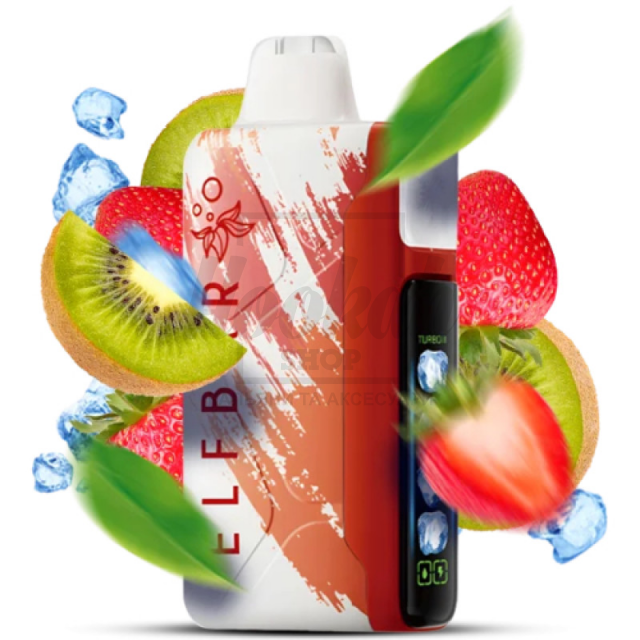 Електронна сигарета Elf Bar Ice King 30000 Strawberry Kiwi Ice (Полуниця Ківі Айс) Електронна сигарета Elf Bar Ice King 30000 Strawberry Kiwi Ice (Полуниця Ківі Айс)