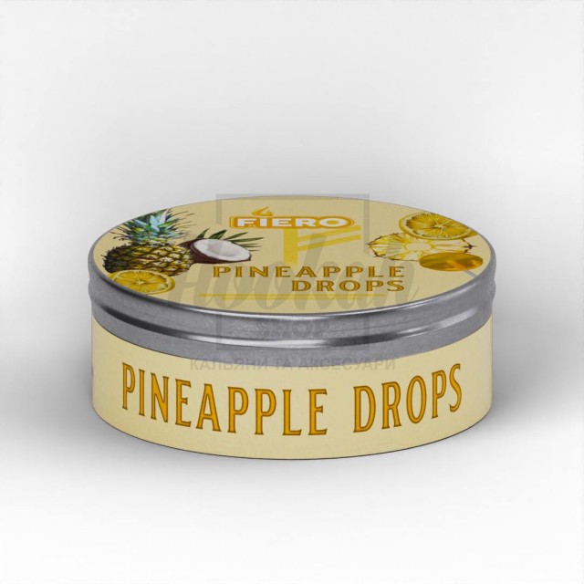 Тютюн Fiero Pineapple Drops (Ананас Кокос Лимонні Цукерки) 100 гр Тютюн Fiero Pineapple Drops (Ананас Кокос Лимонні Цукерки) 100 гр