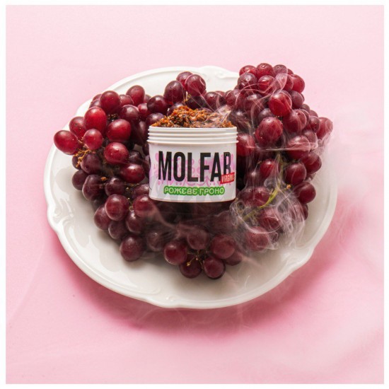Табак Molfar Virginia Line Рожеве Гроно (Виноград Лёд) 40 гр