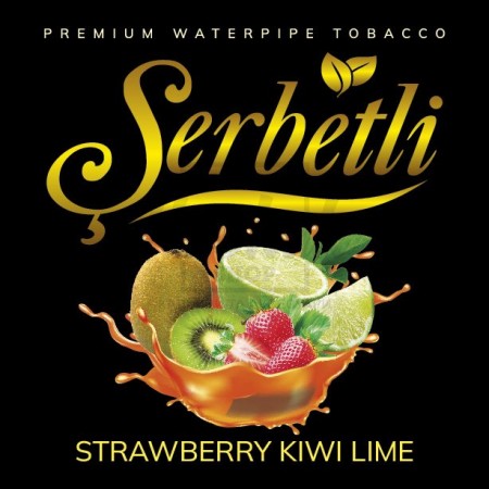 Тютюн Serbetli Strawberry Kiwi Lime (Полуниця Ківі Лайм) 100гр Тютюн Serbetli Strawberry Kiwi Lime (Полуниця Ківі Лайм) 100гр