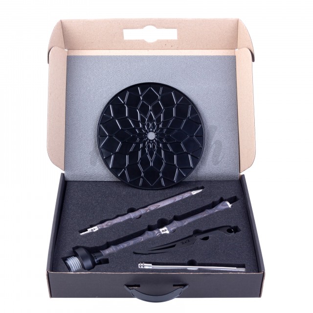 Шахта для кальяну 2х2 Hookah v. 1.1 + дифузор Чорний