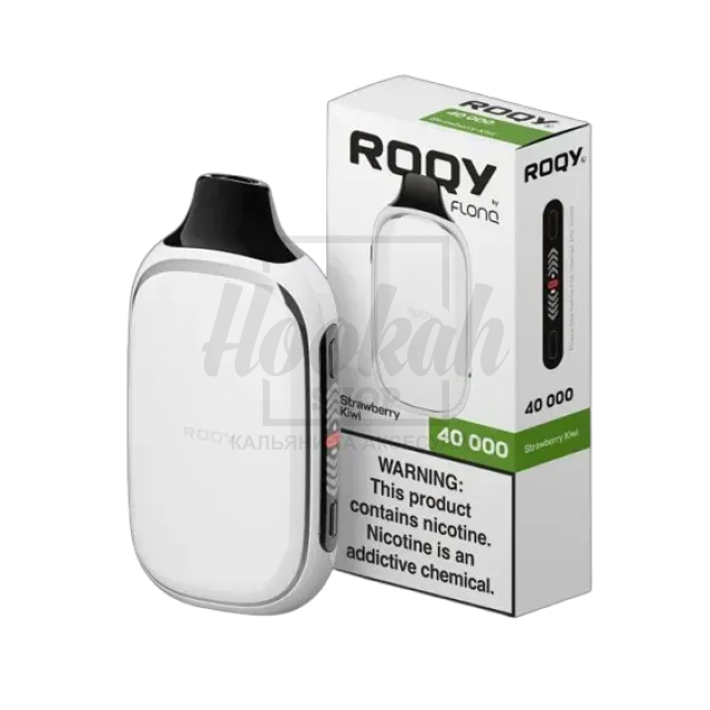 Електронна сигарета Roqy 40000 White Strawberry Kiwi (Полуниця Ківі) Електронна сигарета Roqy 40000 White Strawberry Kiwi (Полуниця Ківі)