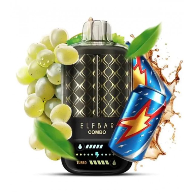 Електронна сигарета Elf Bar Combo 20000 Grape & Mary Drink (Мускатний Виноград) Електронна сигарета Elf Bar Combo 20000 Grape & Mary Drink (Мускатний Виноград)