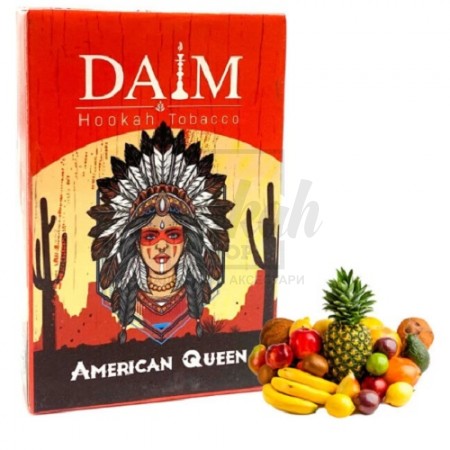 Тютюн Daim American Queen (15 екзотичних фруктів) 50 гр Тютюн Daim American Queen (15 екзотичних фруктів) 50 гр