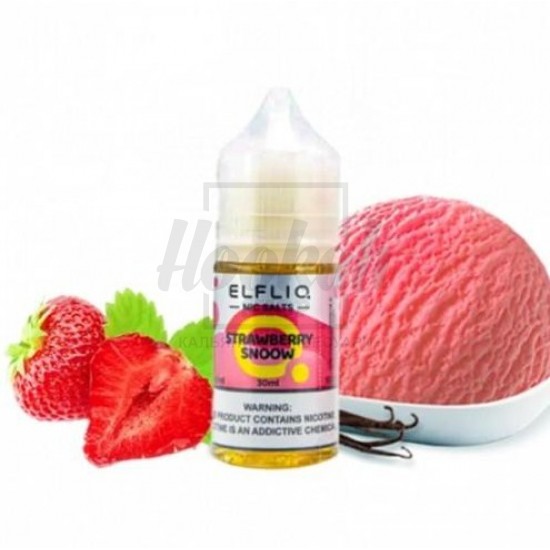 Рідина Elf Liq Strawberry Snoow (Полуничне Морозиво) 30мл 5% Рідина Elf Liq Strawberry Snoow (Полуничне Морозиво) 30мл 5%