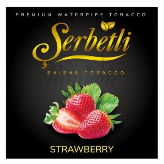 Тютюн Serbetli Strawberry (Полуниця) 100 гр Тютюн Serbetli Strawberry (Полуниця) 100 гр