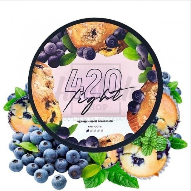 Тютюн 4:20 Light Line Чорничний Мафін 100 гр Тютюн 4:20 Light Line Чорничний Мафін 100 гр