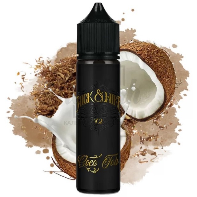 Рідина Wick&Wire Coco Tobacco (Коко Тютюн) 60мл 1,5% Рідина Wick&Wire Coco Tobacco (Коко Тютюн) 60мл 1,5%