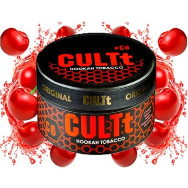 Тютюн CULT C06 Ripe Cherry (Вишня) 100 г Тютюн CULT C06 Ripe Cherry (Вишня) 100 г