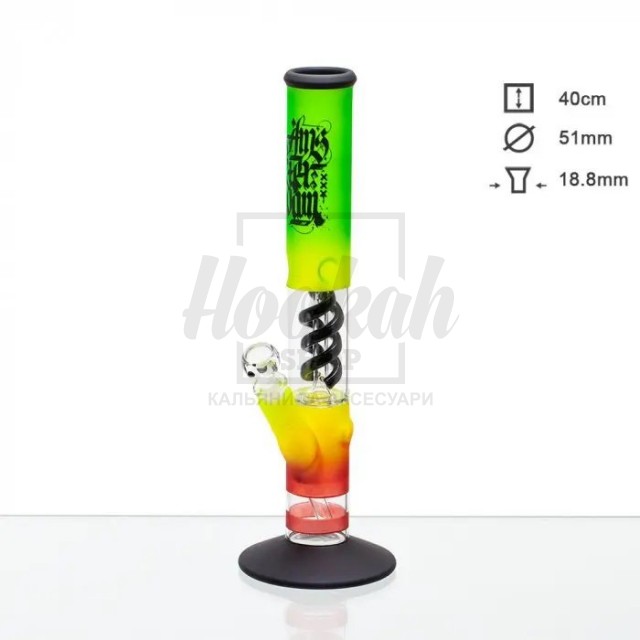 Бонг скляний Amsterdam Rasta Club