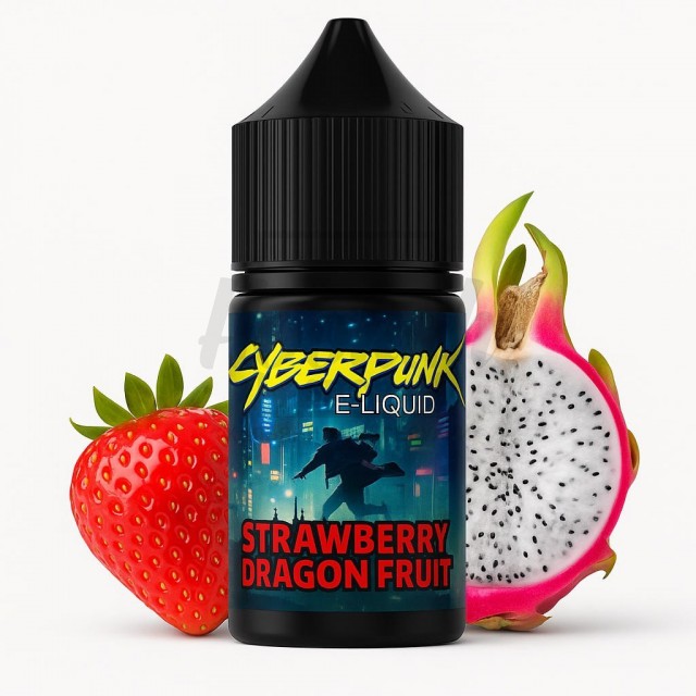 Рідина Cyberpunk 5% 30мл Strawberry Dragon Fruit (полуниця питайя) Рідина Cyberpunk 5% 30мл Strawberry Dragon Fruit (полуниця питайя)