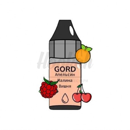 Рідина Gord Raspberry Cherry Orange (Малина Вишня Апельсин) 30мол 5%