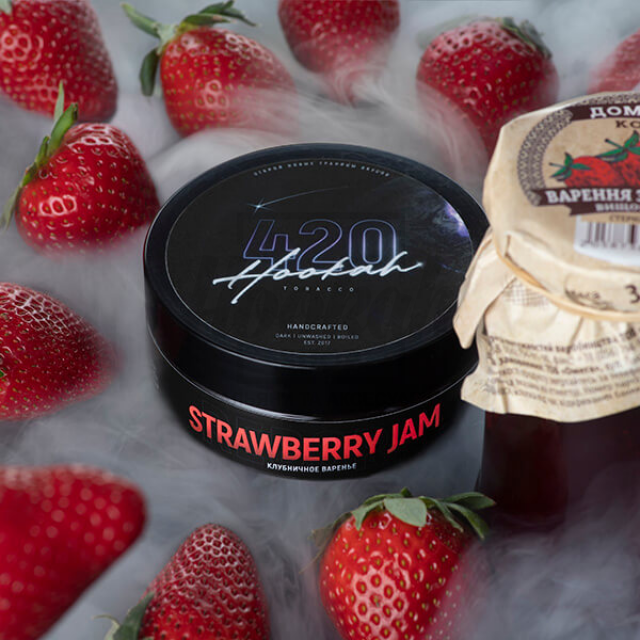 Тютюн 4:20 Strawberry jam (Полуничний Джем) 100 гр Тютюн 4:20 Strawberry jam (Полуничний Джем) 100 гр