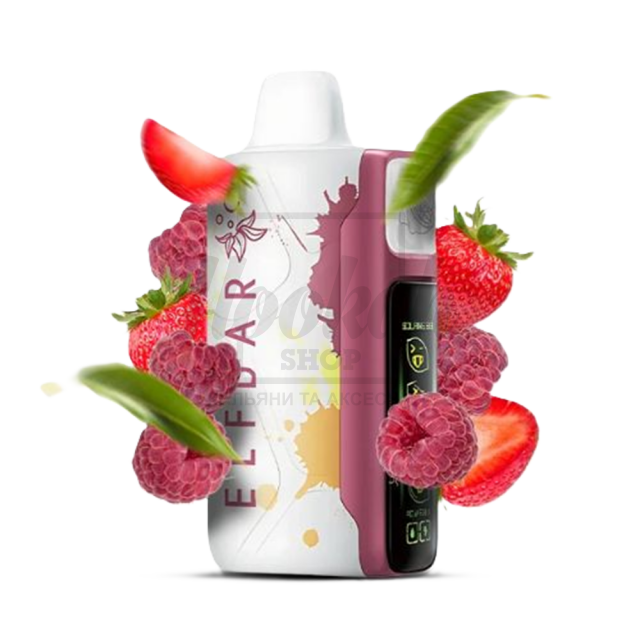 Електронна сигарета Elf Bar Sour King 30000 Red Raspberry Strawberry (червона малина полуниця) Електронна сигарета Elf Bar Sour King 30000 Red Raspberry Strawberry (червона малина полуниця)