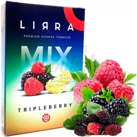 Тютюн Lirra Triple Berry (Потрійна Ягода) 50 гр Тютюн Lirra Triple Berry (Потрійна Ягода) 50 гр